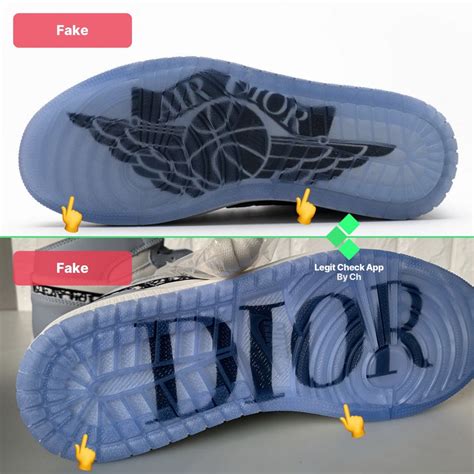 jordan 1 dior high fake